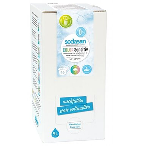 Detergent BIO lichid color Sensitiv 5L, Sodasan
